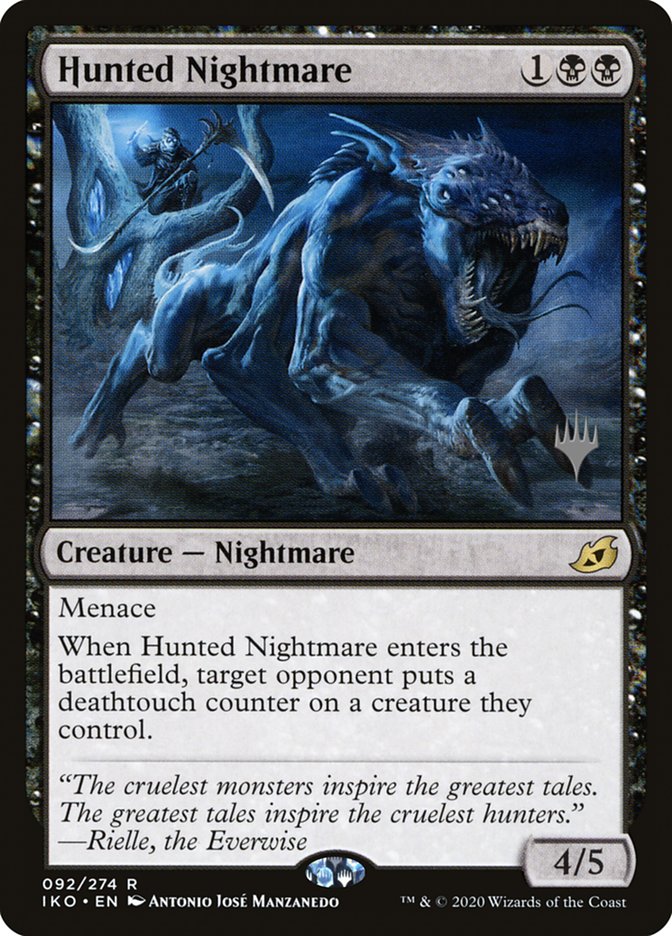 Hunted Nightmare (Promo Pack) [Ikoria: Lair of Behemoths Promos] | Pandora's Boox