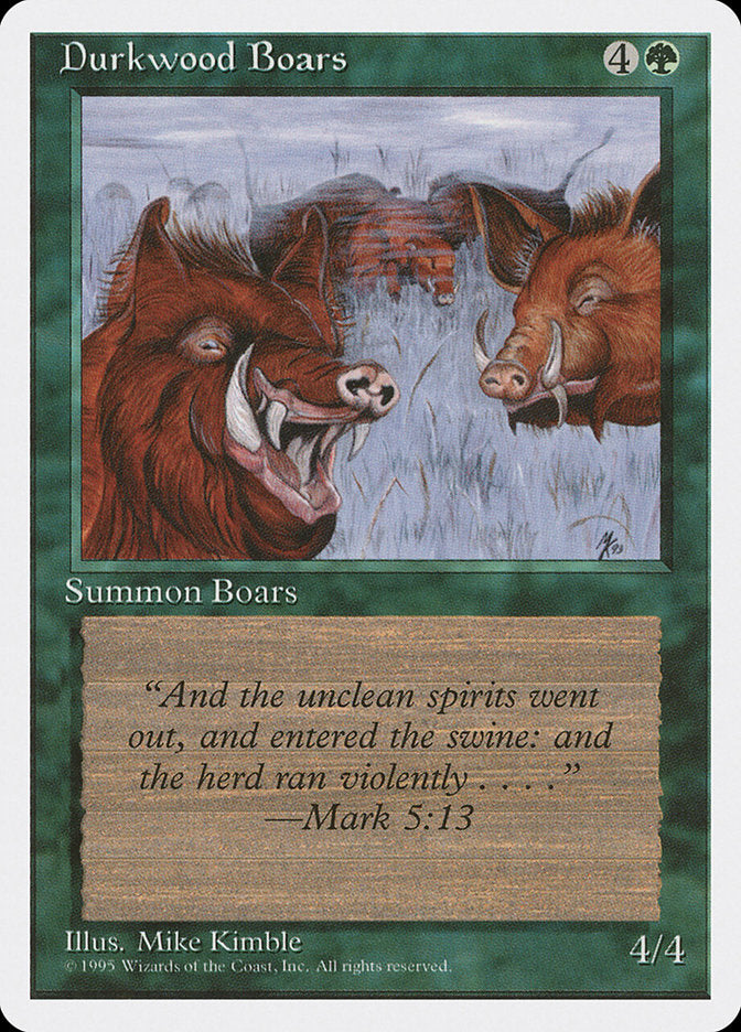 Durkwood Boars [Fourth Edition] | Pandora's Boox