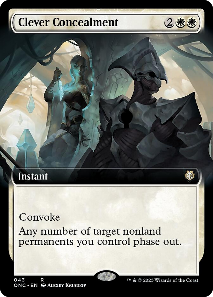 Clever Concealment (Extended Art) [Phyrexia: All Will Be One Commander] | Pandora's Boox
