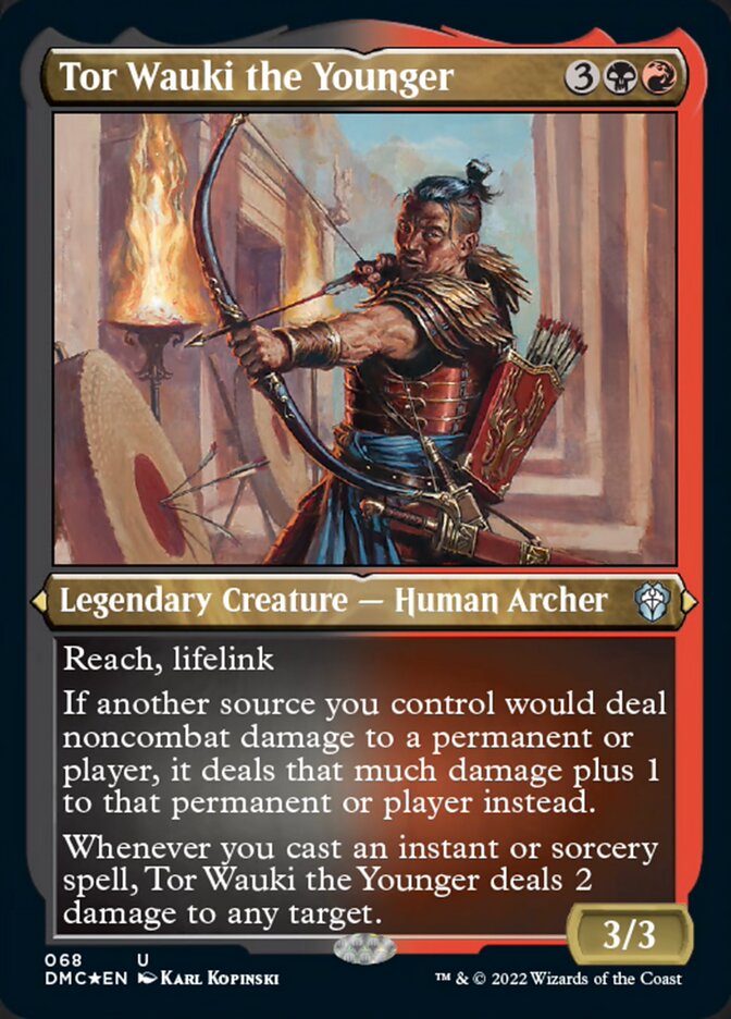 Tor Wauki the Younger (Foil Etched) [Dominaria United Commander] | Pandora's Boox