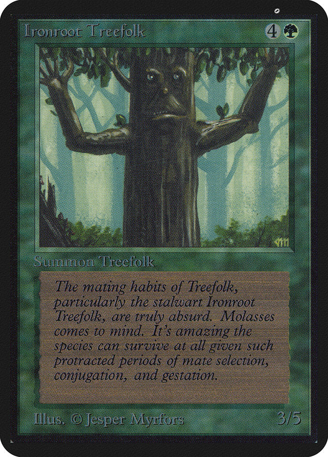 Ironroot Treefolk [Alpha Edition] | Pandora's Boox