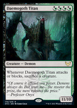 Daemogoth Titan [Strixhaven: School of Mages] | Pandora's Boox