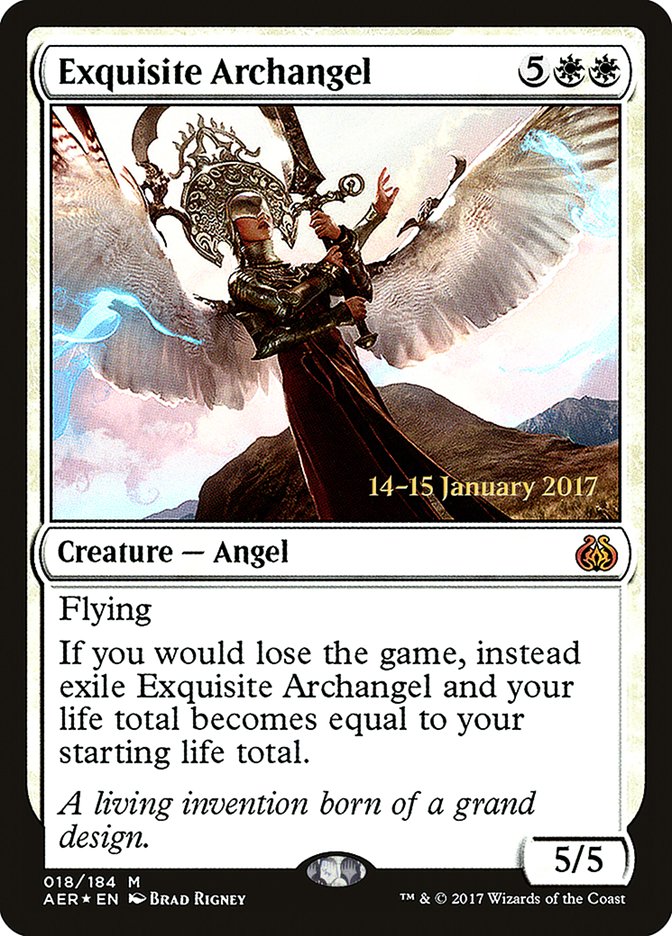 Exquisite Archangel [Aether Revolt Prerelease Promos] | Pandora's Boox