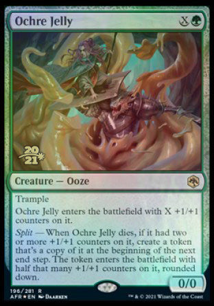 Ochre Jelly [Dungeons & Dragons: Adventures in the Forgotten Realms Prerelease Promos] | Pandora's Boox