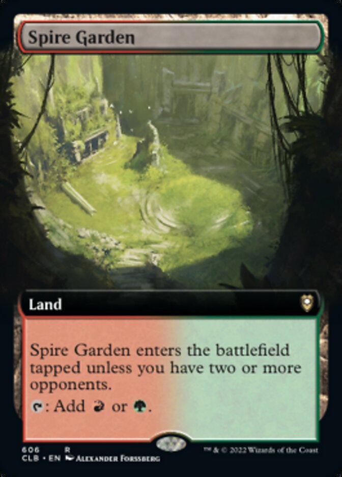 Spire Garden (Extended Art) [Commander Legends: Battle for Baldur's Gate] | Pandora's Boox