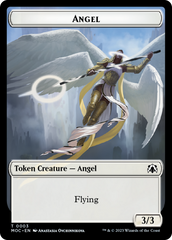 Angel (3) // Demon Double-Sided Token [March of the Machine Commander Tokens] | Pandora's Boox
