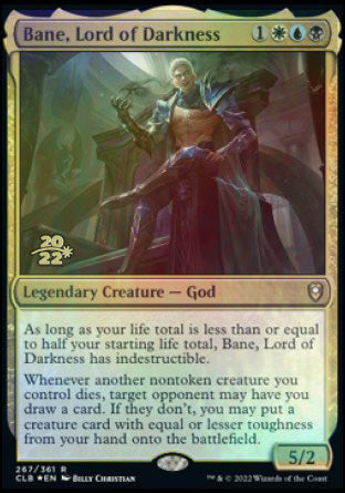 Bane, Lord of Darkness [Commander Legends: Battle for Baldur's Gate Prerelease Promos] | Pandora's Boox