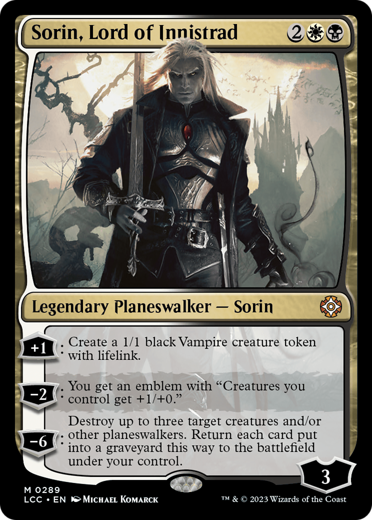 Sorin, Lord of Innistrad [The Lost Caverns of Ixalan Commander] | Pandora's Boox