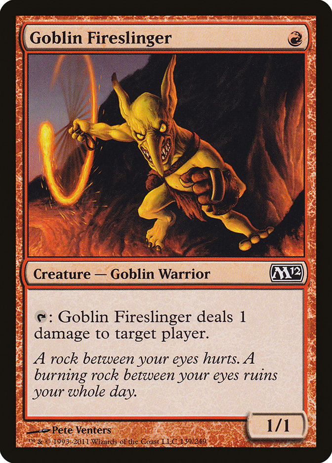 Goblin Fireslinger [Magic 2012] | Pandora's Boox