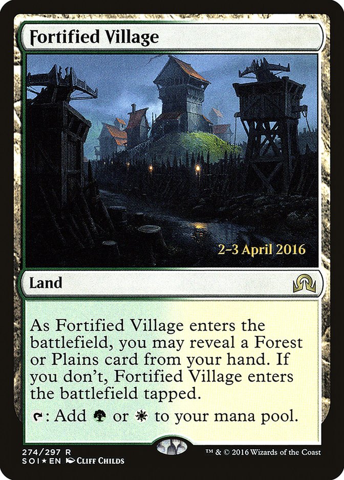 Fortified Village [Shadows over Innistrad Prerelease Promos] | Pandora's Boox