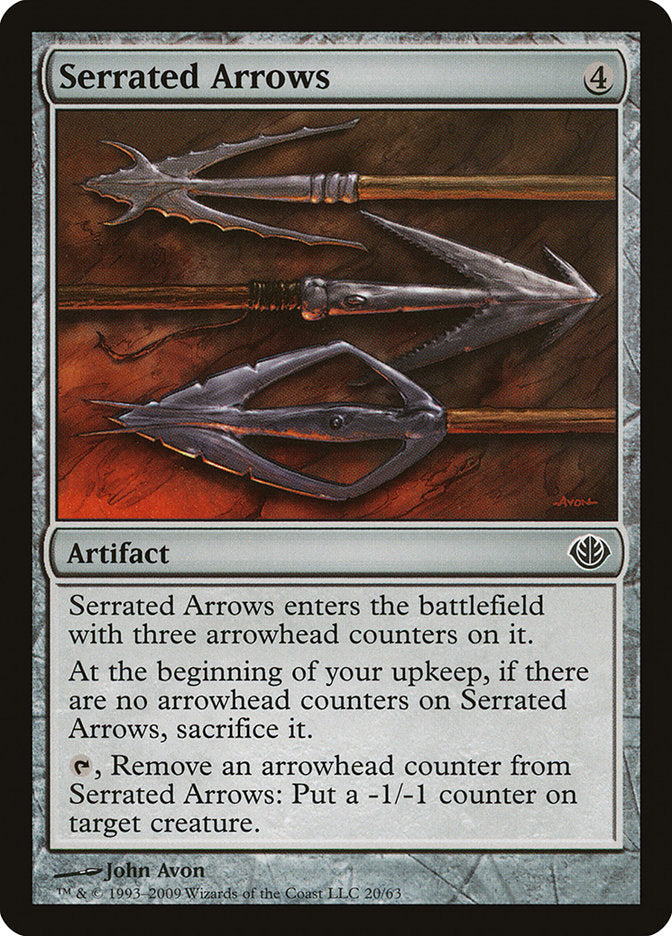 Serrated Arrows [Duel Decks: Garruk vs. Liliana] | Pandora's Boox