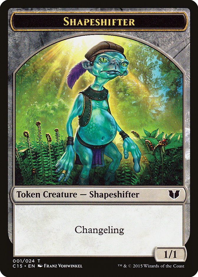 Elemental Shaman // Shapeshifter Double-Sided Token [Commander 2015 Tokens] | Pandora's Boox