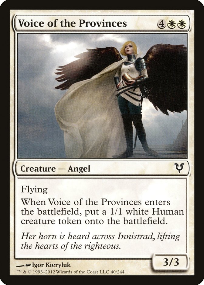 Voice of the Provinces [Avacyn Restored] | Pandora's Boox