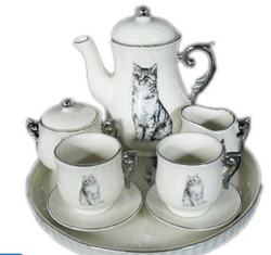 Mini Tea set: Cats