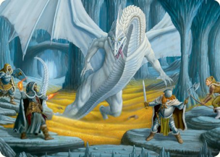 Cave of the Frost Dragon Art Card [Dungeons & Dragons: Adventures in the Forgotten Realms Art Series] | Pandora's Boox