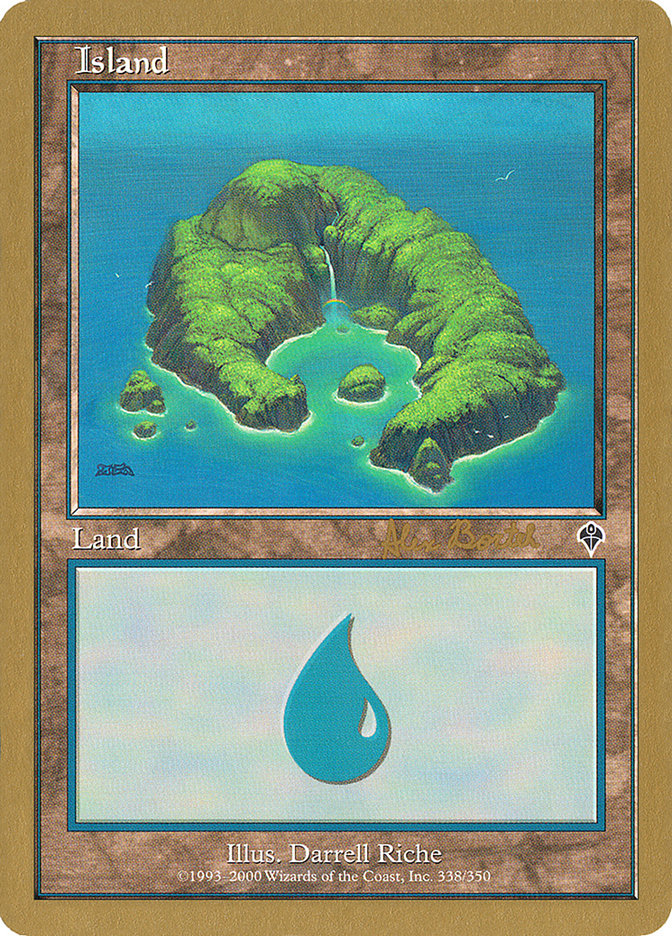 Island (ab338) (Alex Borteh) [World Championship Decks 2001] | Pandora's Boox