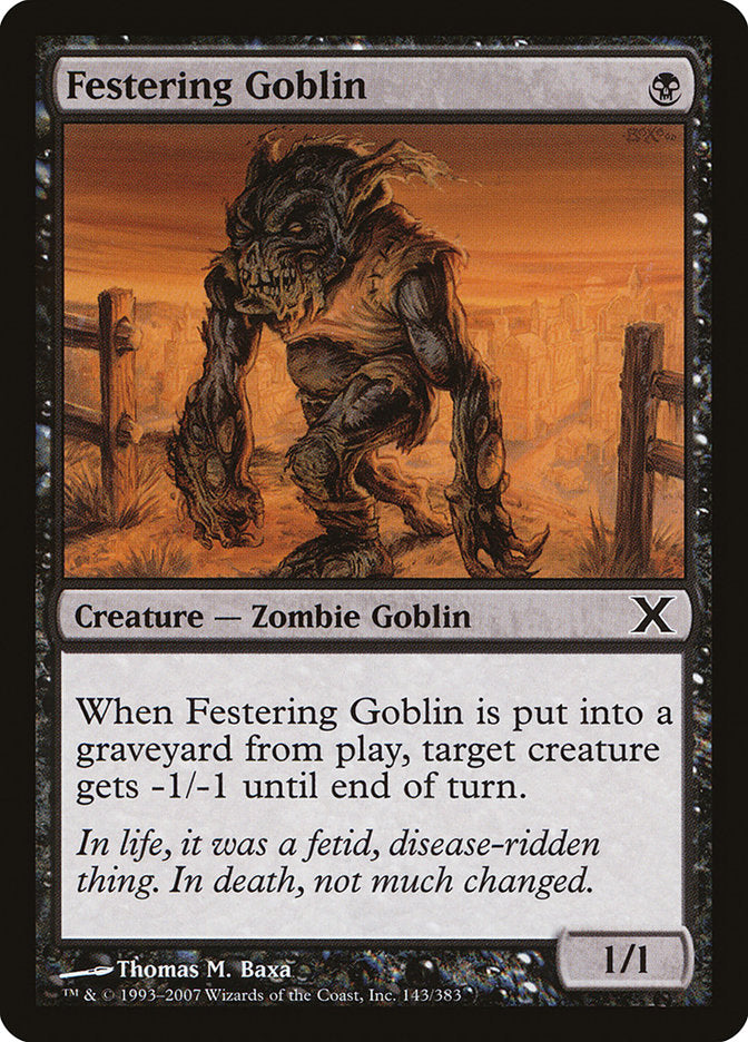 Festering Goblin [Tenth Edition] | Pandora's Boox