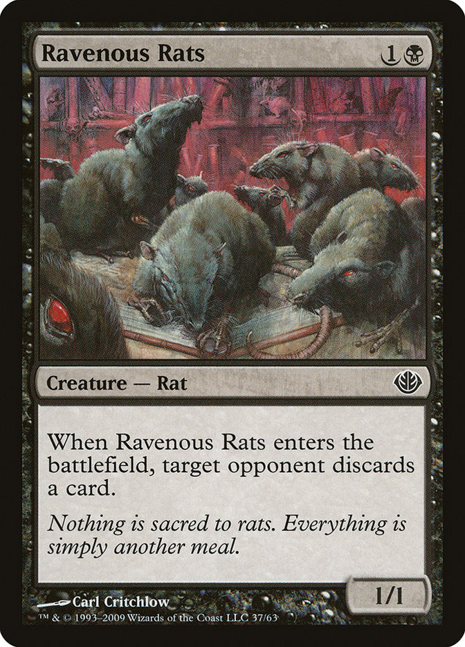 Ravenous Rats [Duel Decks: Garruk vs. Liliana] | Pandora's Boox
