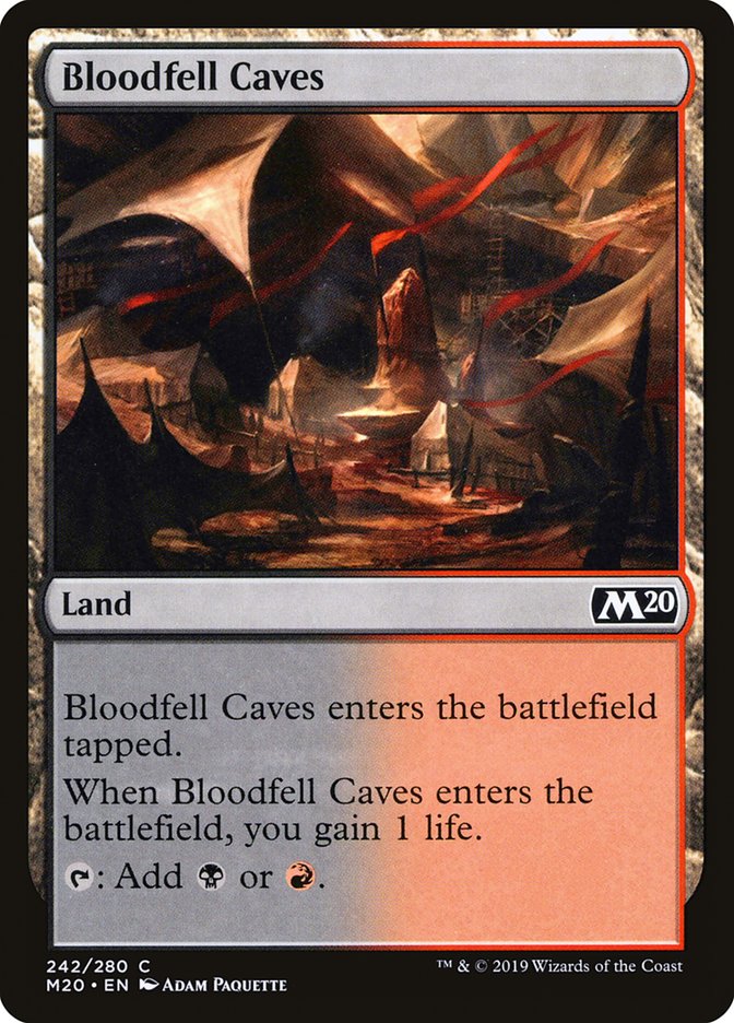 Bloodfell Caves [Core Set 2020] | Pandora's Boox