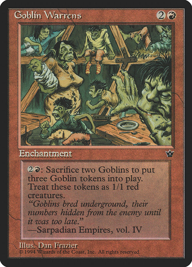 Goblin Warrens [Fallen Empires] | Pandora's Boox