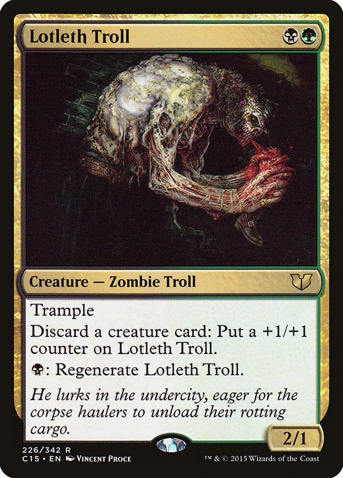 Lotleth Troll [Commander 2015] | Pandora's Boox