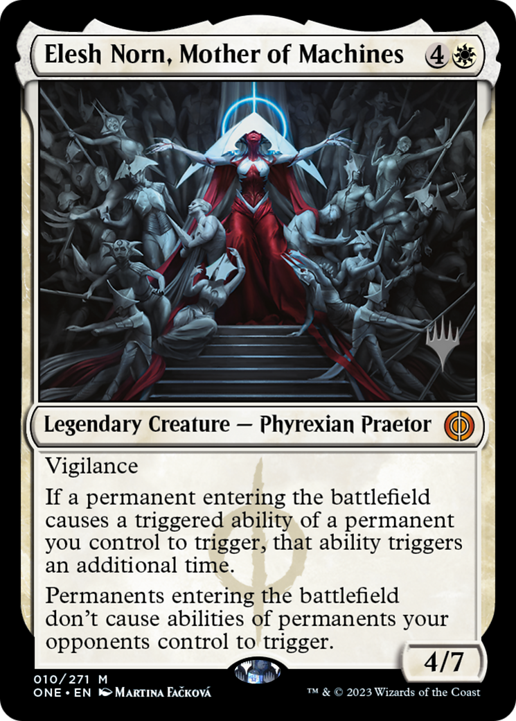 Elesh Norn, Mother of Machines (Promo Pack) [Phyrexia: All Will Be One Promos] | Pandora's Boox