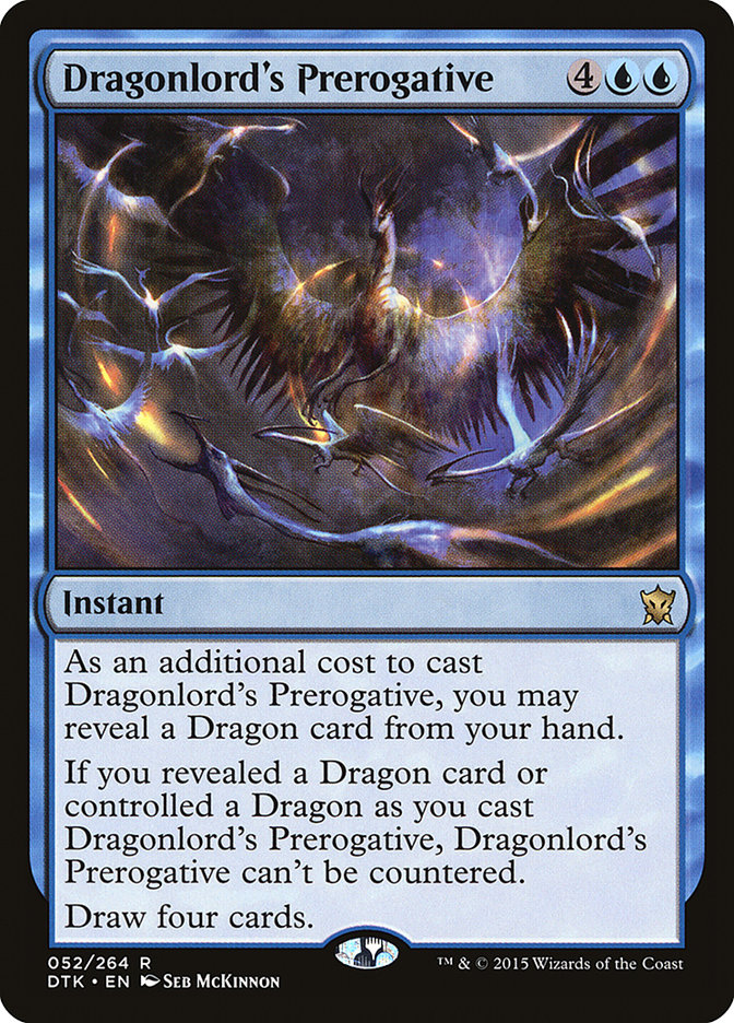 Dragonlord's Prerogative [Dragons of Tarkir] | Pandora's Boox