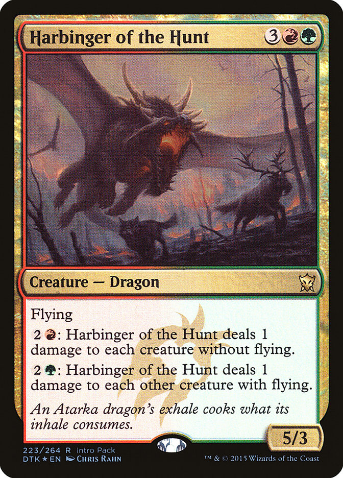 Harbinger of the Hunt (Intro Pack) [Dragons of Tarkir Promos] | Pandora's Boox
