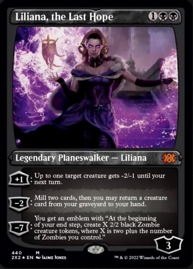 Liliana, the Last Hope (Foil Etched) [Double Masters 2022] | Pandora's Boox