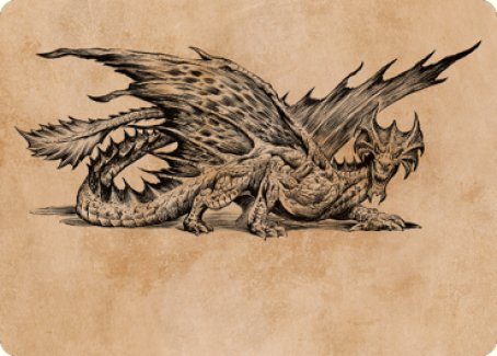 Ancient Brass Dragon Art Card (49) [Commander Legends: Battle for Baldur's Gate Art Series] | Pandora's Boox