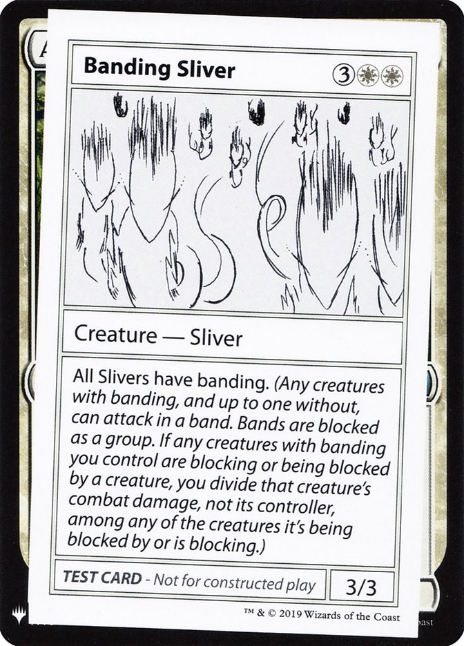 Banding Sliver [Mystery Booster Playtest Cards] | Pandora's Boox