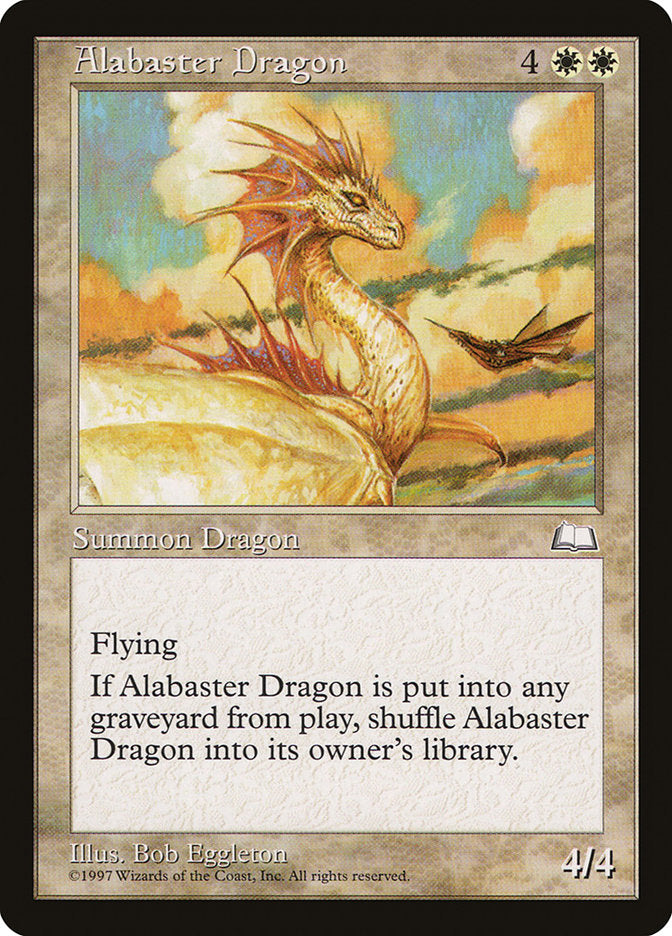 Alabaster Dragon [Weatherlight] | Pandora's Boox