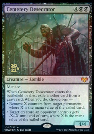 Cemetery Desecrator [Innistrad: Crimson Vow Prerelease Promos] | Pandora's Boox