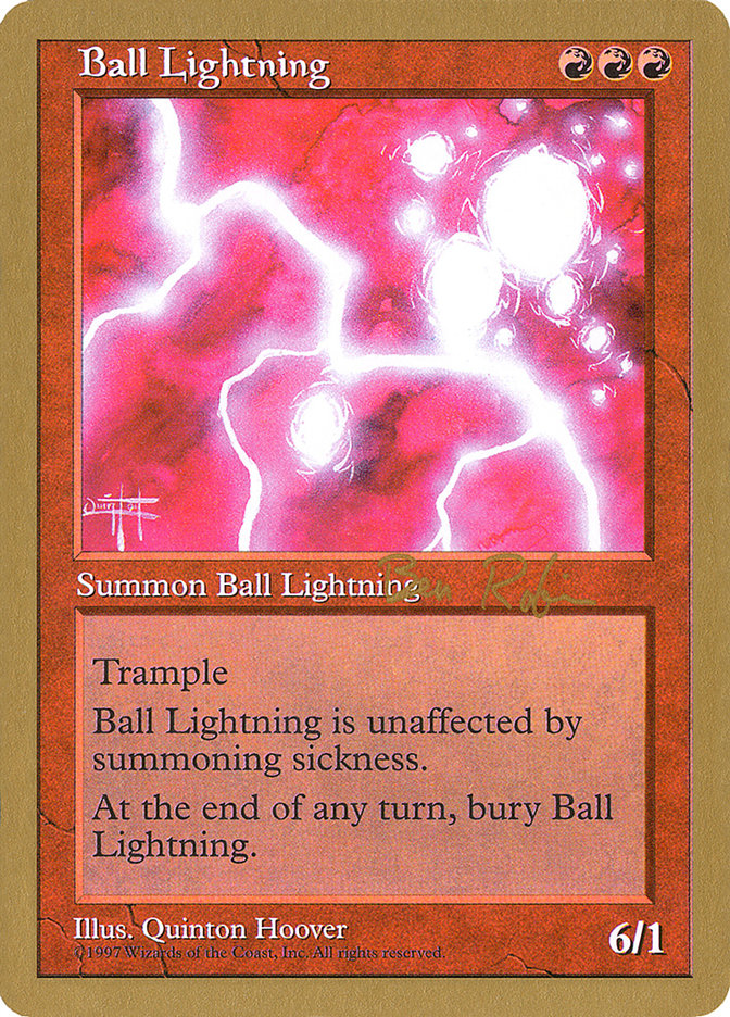 Ball Lightning (Ben Rubin) [World Championship Decks 1998] | Pandora's Boox