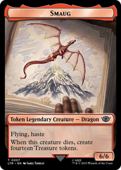 Food (09) // Smaug Double-Sided Token [The Lord of the Rings: Tales of Middle-Earth Tokens] | Pandora's Boox
