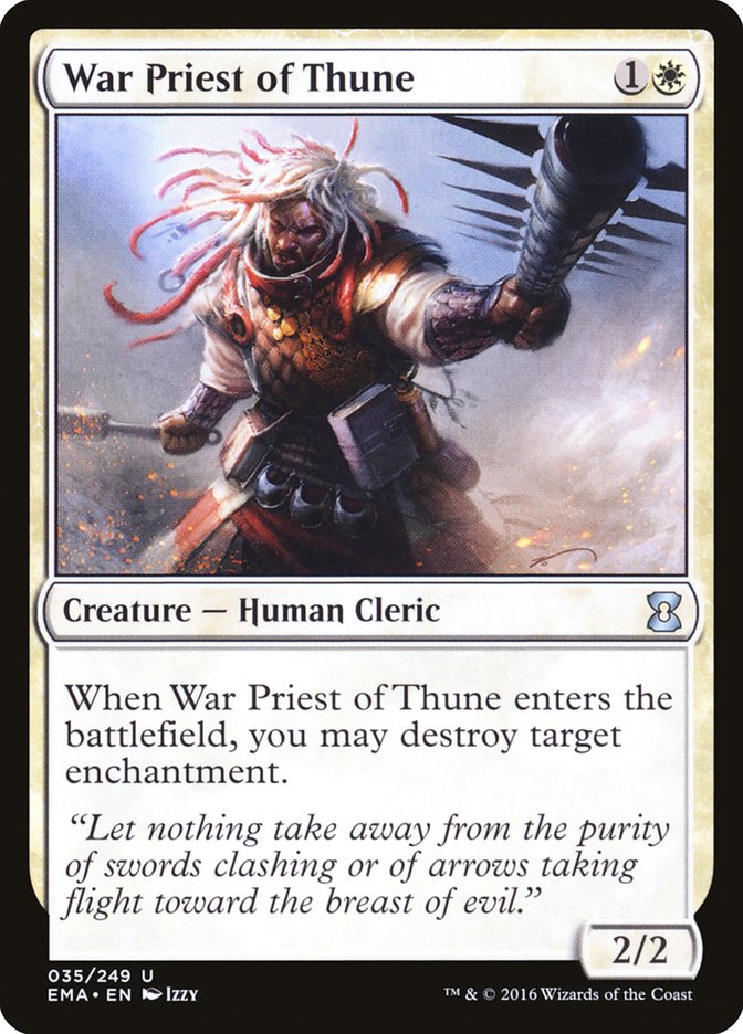 War Priest of Thune [Eternal Masters] | Pandora's Boox