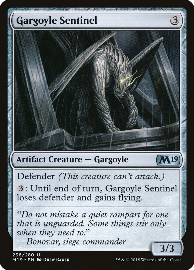 Gargoyle Sentinel [Core Set 2019] | Pandora's Boox
