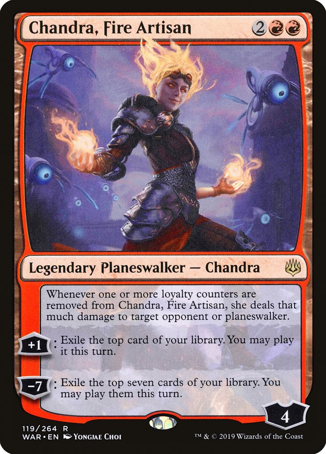 Chandra, Fire Artisan [War of the Spark] | Pandora's Boox