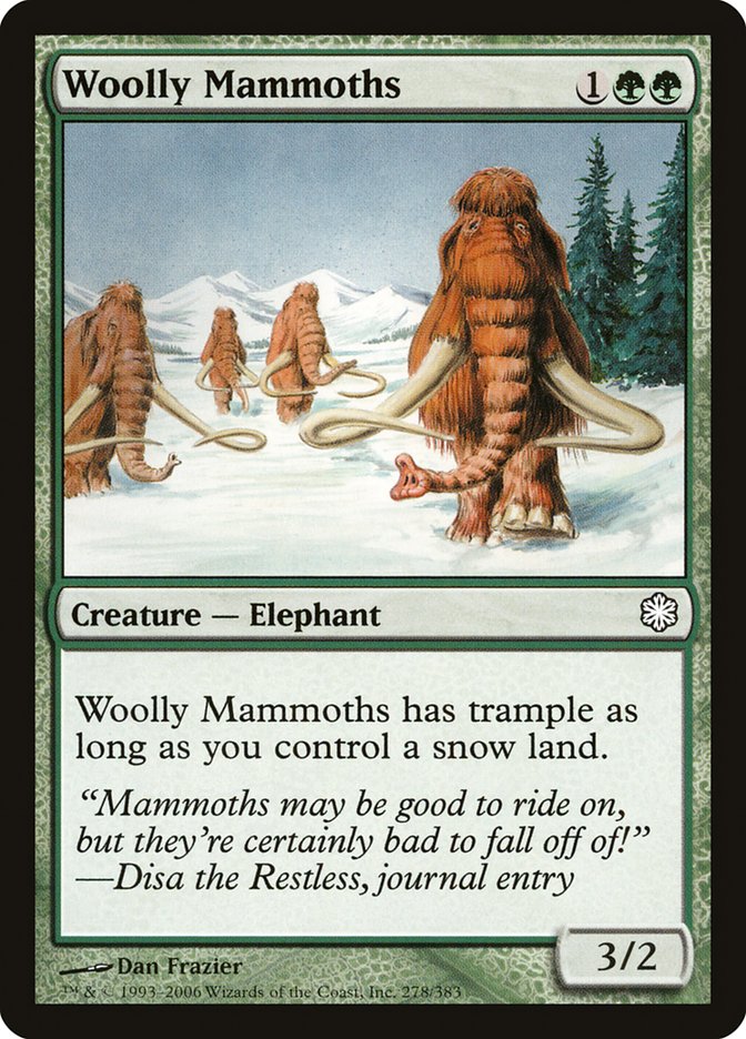 Woolly Mammoths [Coldsnap Theme Decks] | Pandora's Boox