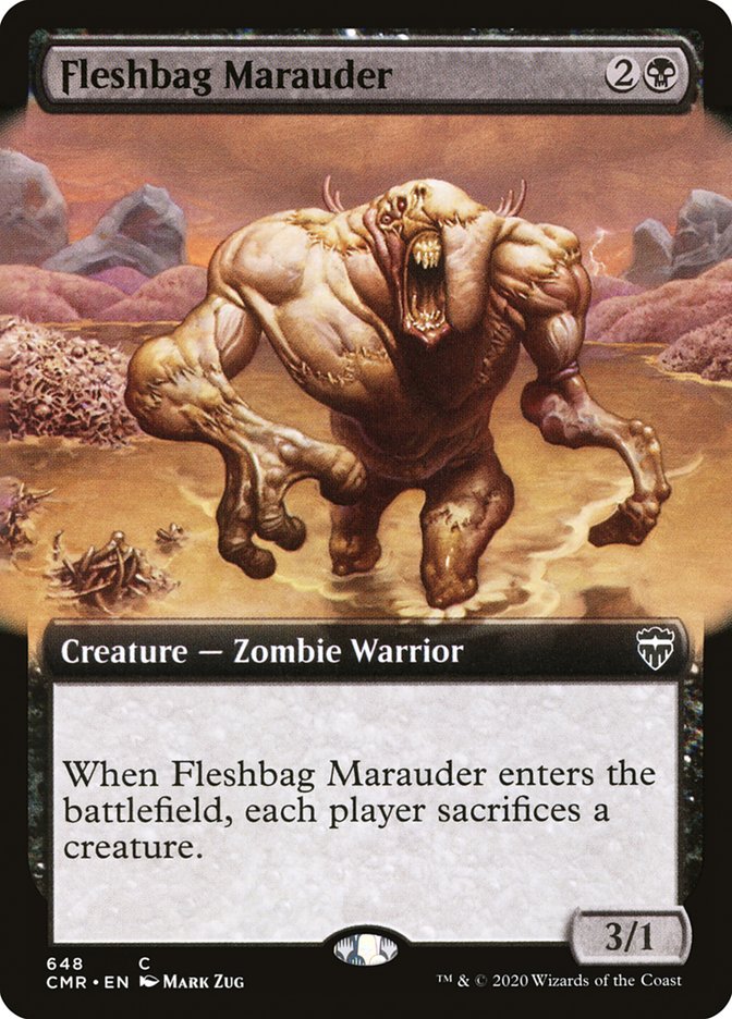 Fleshbag Marauder (Extended Art) [Commander Legends] | Pandora's Boox