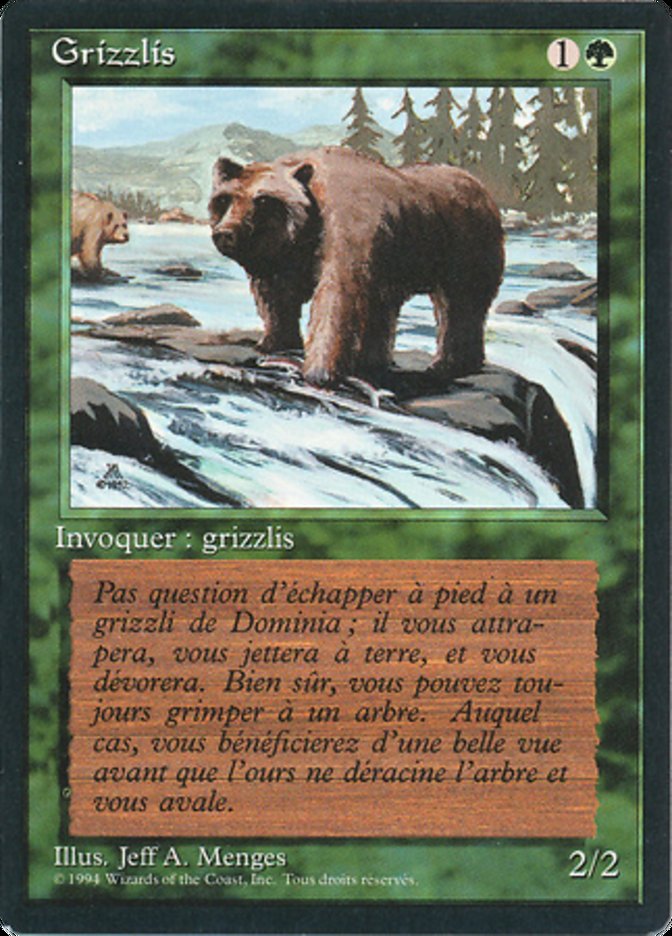 Grizzly Bears [Foreign Black Border] | Pandora's Boox