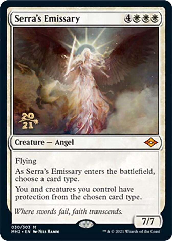 Serra's Emissary [Modern Horizons 2 Prerelease Promos] | Pandora's Boox