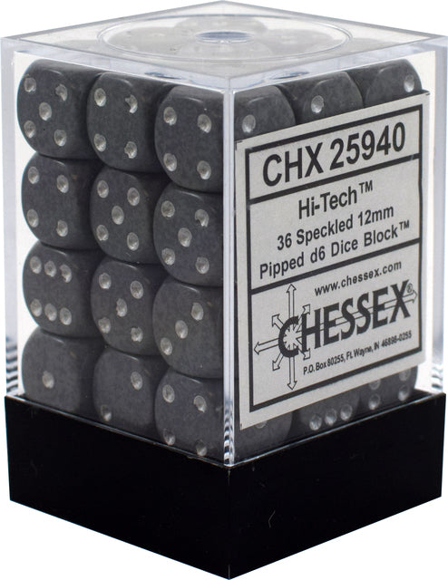 Chessex D6 Dice Speckled Hi-Tech CHX25940