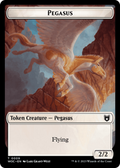Pirate // Pegasus Double-Sided Token [Wilds of Eldraine Commander Tokens] | Pandora's Boox