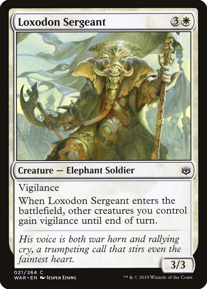 Loxodon Sergeant [War of the Spark] | Pandora's Boox