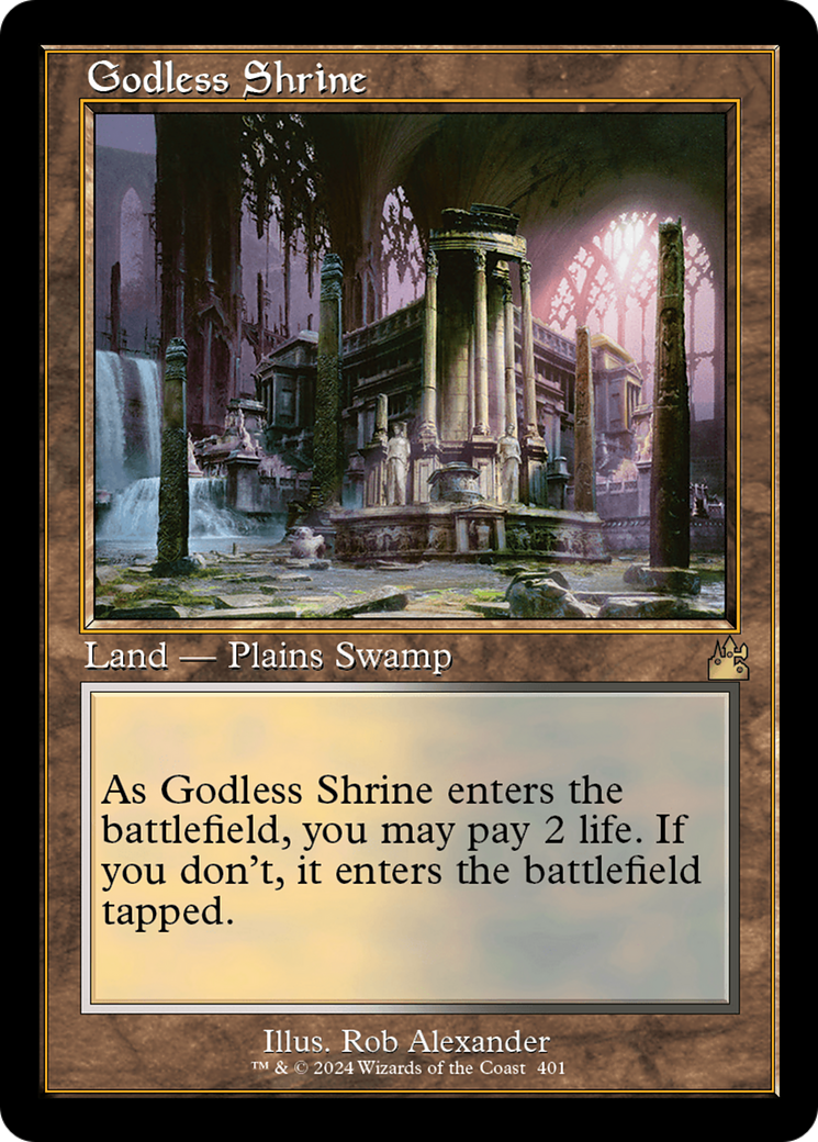 Godless Shrine (Retro) [Ravnica Remastered] | Pandora's Boox