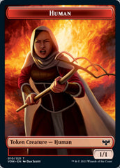 Insect // Human (010) Double-Sided Token [Innistrad: Crimson Vow Tokens] | Pandora's Boox