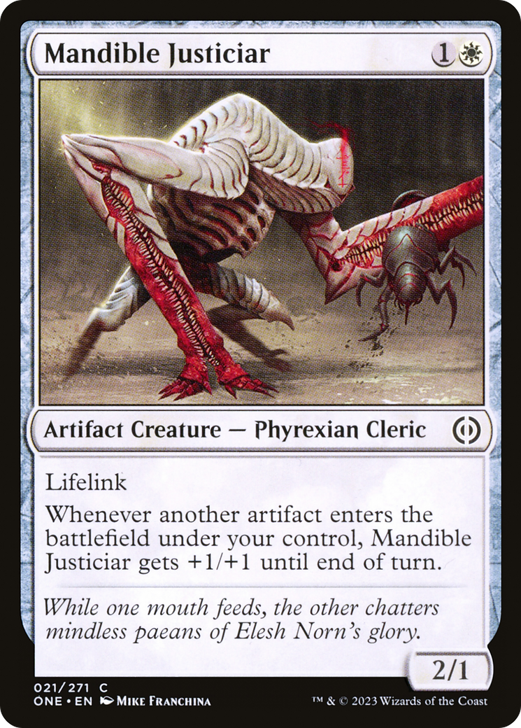 Mandible Justiciar [Phyrexia: All Will Be One] | Pandora's Boox