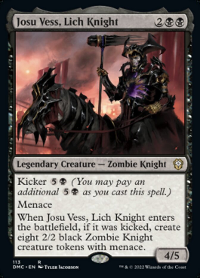 Josu Vess, Lich Knight [Dominaria United Commander] | Pandora's Boox
