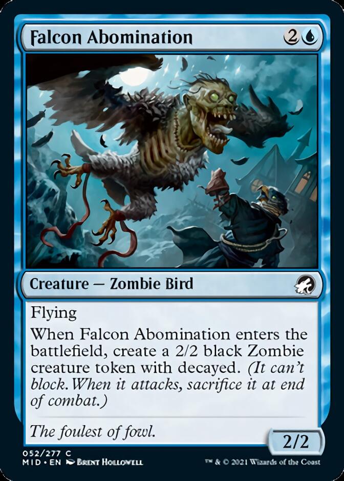 Falcon Abomination [Innistrad: Midnight Hunt] | Pandora's Boox
